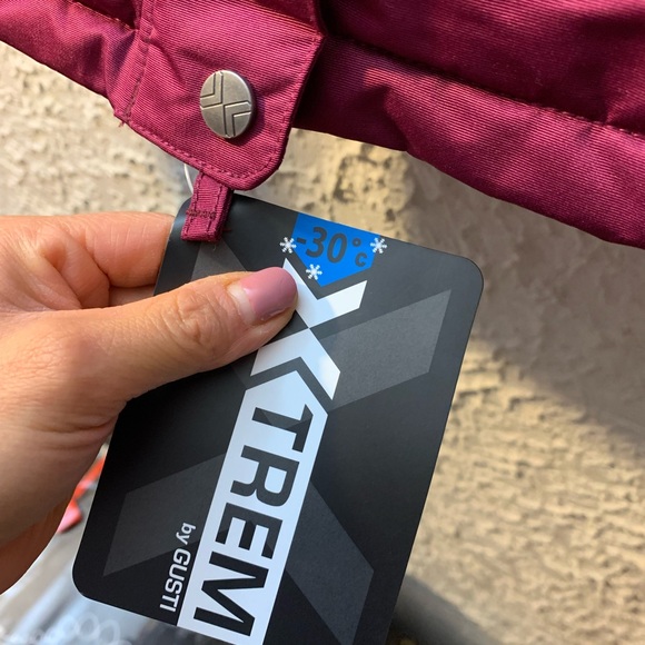 Little Girls Winter Coat by XTrem by Gusti Faux-Fur Hooded Parka Sz 8 NWT - Picture 4 of 10